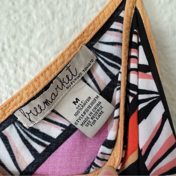 Flying Tomato Hot Pink Handkerchief Midi Dress Size Medium - Picture 6 of 7